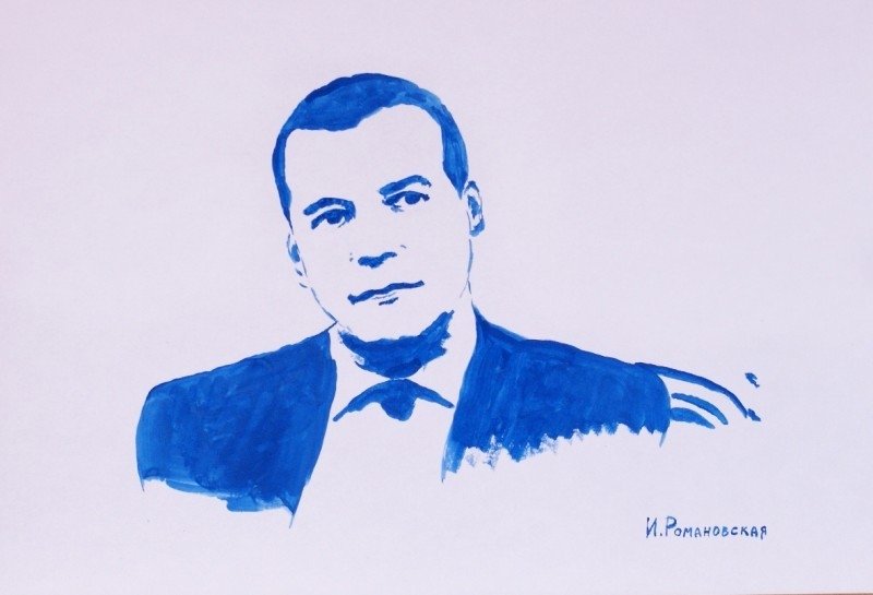 Pupainais patriotisms: krieviete ar krūtīm glezno Putinu un Medvedevu