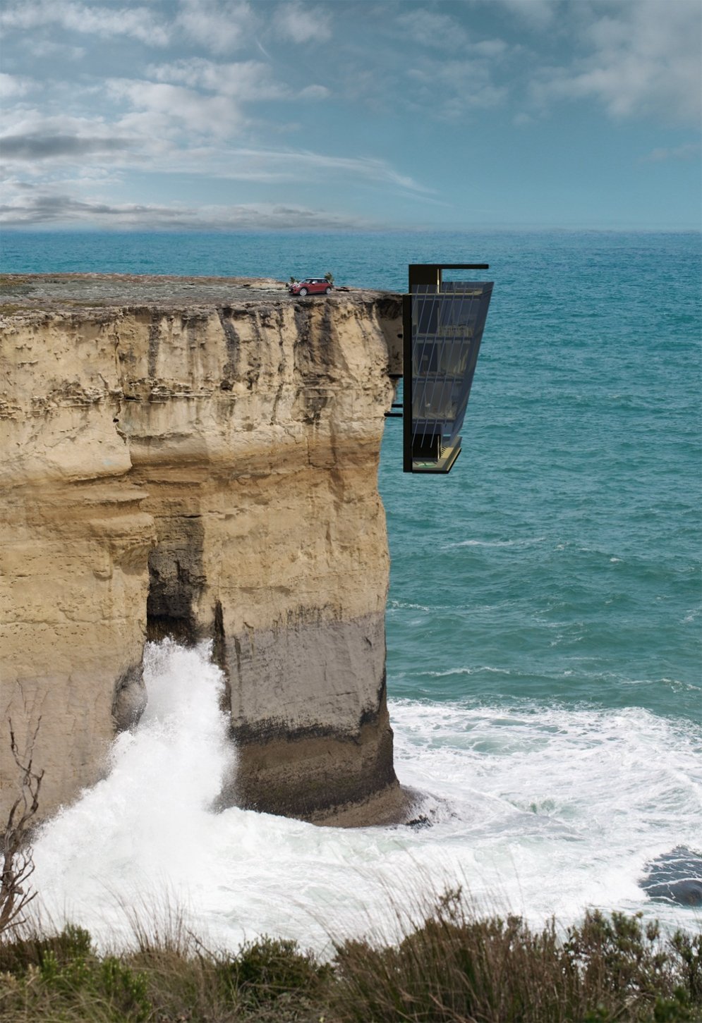 Пятиэтажный дом над океаном для любителей экстремально потрясающих видов