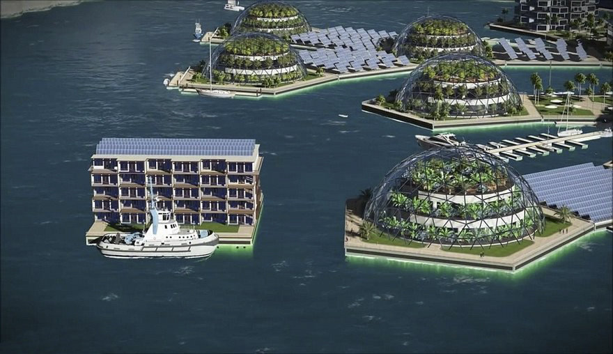 Первый в мире плавающий город появится в 2020 году. И вот как он будет выглядеть!