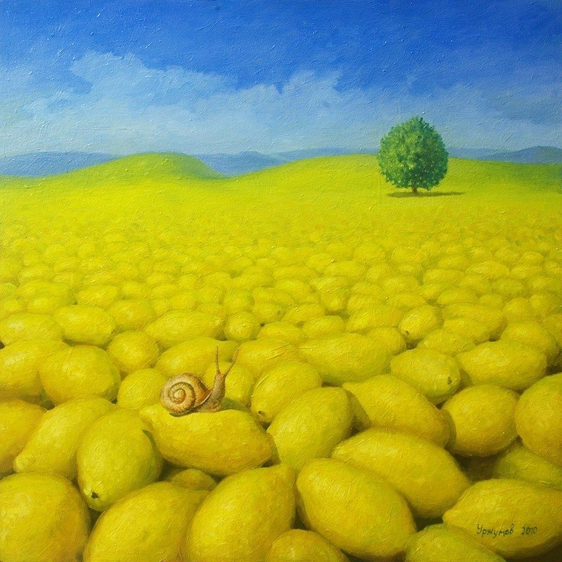 Kāda izskatītos pasaule, ja visur būtu pilns ar citroniem