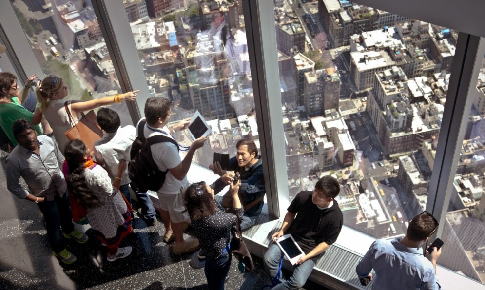 Kā Ņujorka izskatās no skatu platformas simtajā stāvā