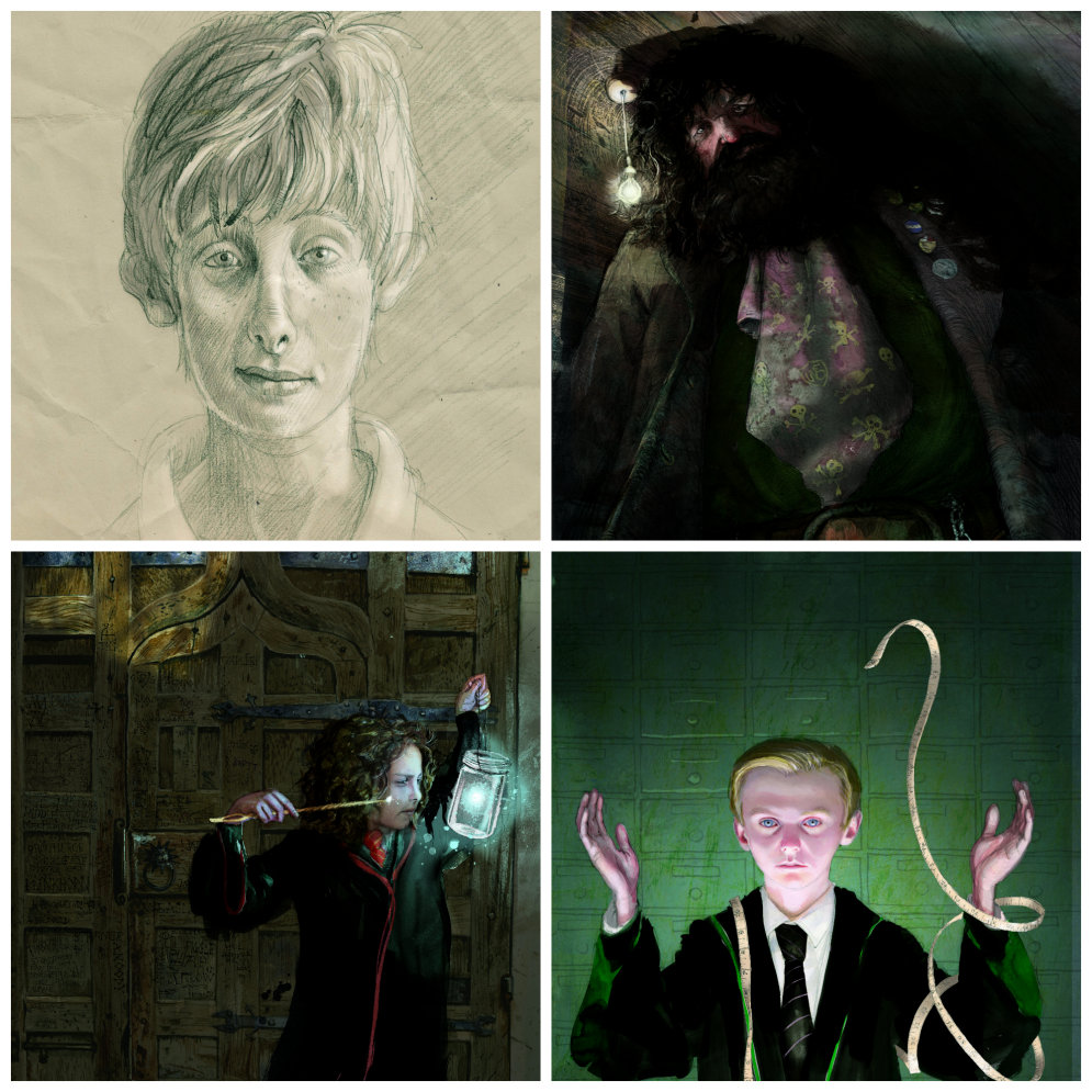 Вот иллюстрации из первого полноцветного (110 картинок!) издания "Гарри Поттера"