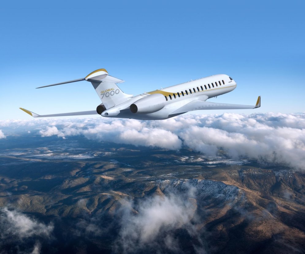 Bombardier представил джет Global 7000 за €63 млн. У него только одна проблема — ФОТО