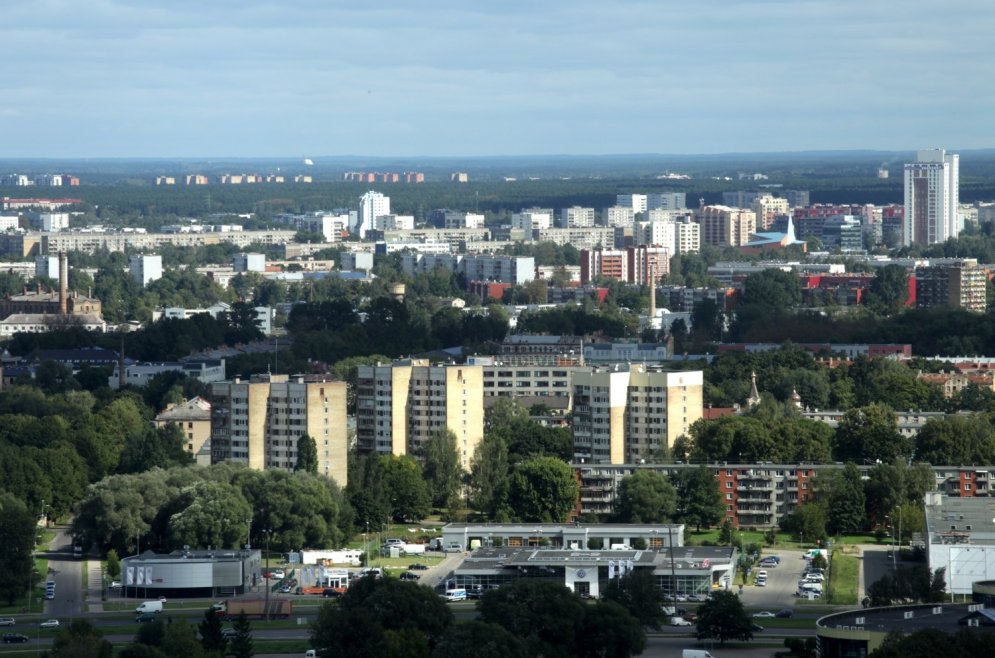 Izteiksmīgi kadri, kā Rīga izskatās no putna lidojuma