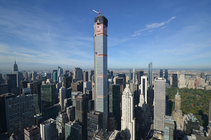 Каково это, жить в пентхаусе за 95 млн долларов на высоте 425 метров над Нью-Йорком?