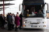 Streikojošie 'Nordekas' šoferi norāda uz zemo algu, taču pozitīvi izsakās par autobusu stāvokli