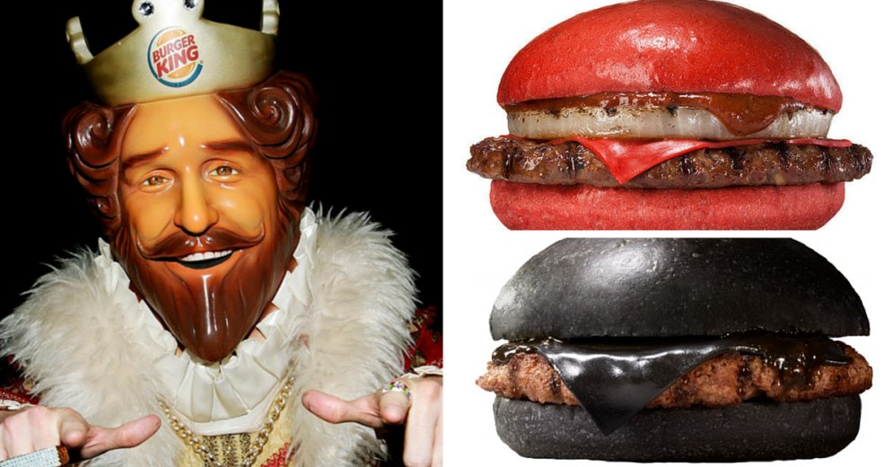 Гуашь, кровь, нефть, гов… Из чего делают "разноцветные" Burger King?