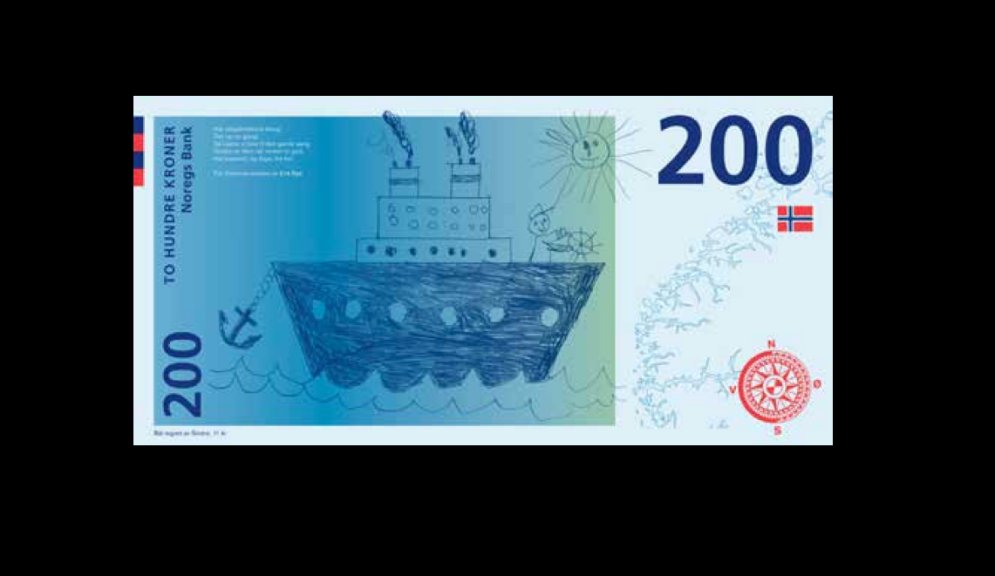 Norvēģijas bankas noraidītās bērnu banknotes