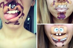 Визажистка покорила интернет смешными рисунками на губах