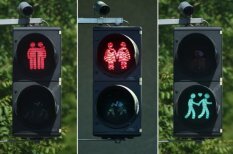 В Австрии появились светофоры для геев (на самом деле нет)