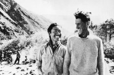 Reti arhīva kadri: Kā pirmie cilvēki uzkāpa Everestā