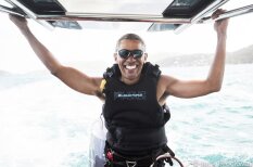 &quot;Я свободен&quot;! Появились первые фотографии с отдыха Барака Обамы на райских островах