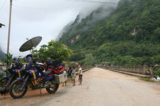 Latviešu motociklisti Laosā pie varenās Mekongas krastiem - &#x27;Ceļā uz brīvību&#x27; (6. daļa)