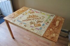 Фотоинструкция: как превратить кухонный стол в &quot;вечное&quot; поле для Monopoly