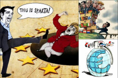 Греки &quot;послали&quot; кредиторов: 9 главных карикатур на тему исторического референдума