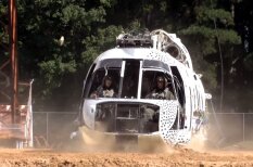 ВИДЕО: Шикарный краш-тест популярного американского военного вертолета Boeing CH-46