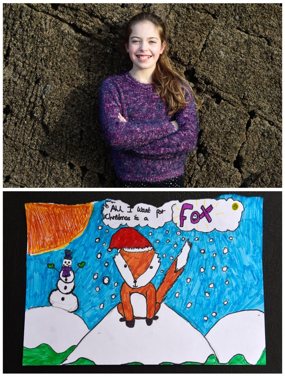 До слёз: Рижанка Дана и еще 38 детей со всего мира нарисовали свои просьбы к Деду Морозу