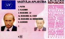 В Германии у мужчины нашли латвийские права на имя Путина