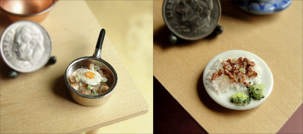 Потрясающе реалистичные миниатюры еды, сделанные из глины, старания и мелков