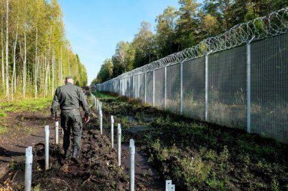 Novērsti 153 cilvēku mēģinājumi nelikumīgi šķērsot Latvijas–Baltkrievijas robežu