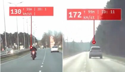 Ar 130 km/h pa Rīgas ielām un 170 km/h pa lielceļiem – ātruma kontroles nedēļas rezultāti