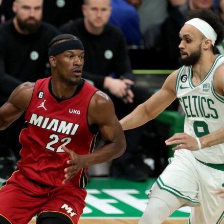 Batlers un 'Heat' ar uzvaru sāk NBA konferences finālu