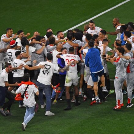 'Sevilla' savu dominanci Eiropas līgā turpina ar uzvaru finālā pēcspēles sitienu sērijā
