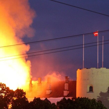 LTV: причина пожара в Рижском замке&nbsp;— безответственность рабочих