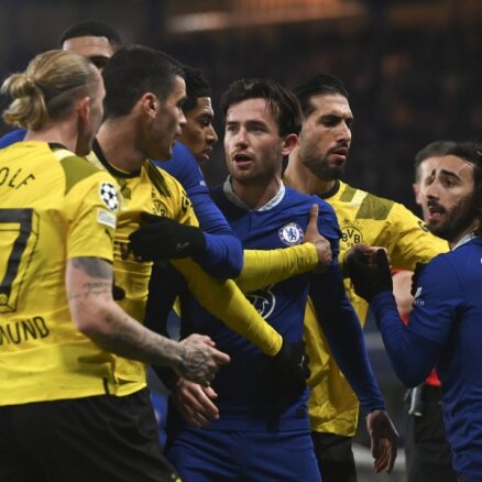 'Chelsea' atspēlējas pret Dortmundi, Čempionu līgas ceturtdaļfinālu dominējoši sasniedz arī 'Benfica'