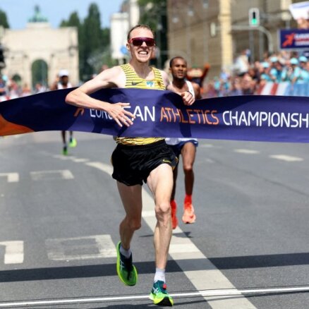 Ringers un Lisovska Eiropas čempionātā vieglatlētikā uzvar maratonā