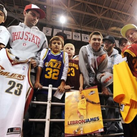 Lebrona Džeimsa krekliņi - populārākie NBA fanu vidū