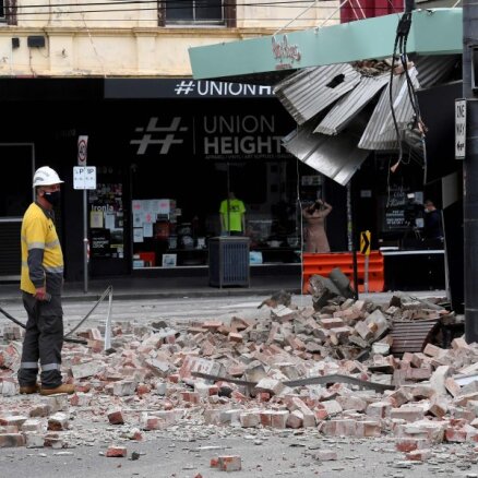 5,8 magnitūdu zemestrīce izraisa paniku Melburnā