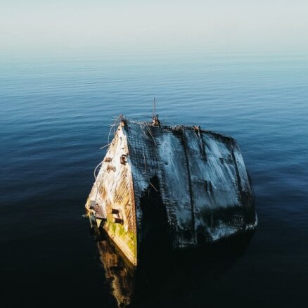 Neparasts un intriģējošs – dzelzsbetona kuģa vraks Mangaļsalā