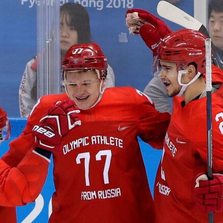 Российские хоккеисты забросили Словении восемь шайб, у Капризова — хет-трик
