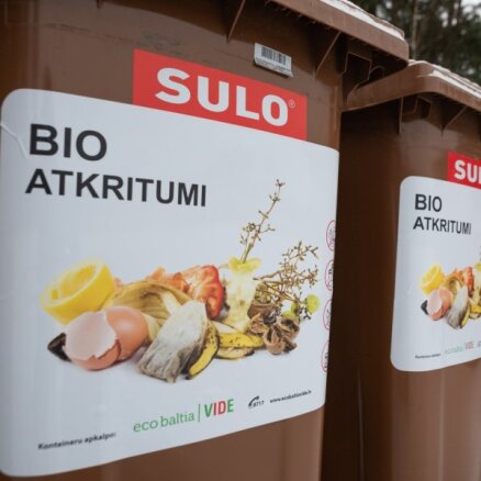 Dalīti savāktiem bioloģiskiem atkritumiem būs zemāka apsaimniekošanas maksa