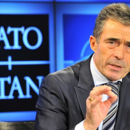 Bijušais NATO vadītājs pauž bažas par Trampa ievēlēšanu