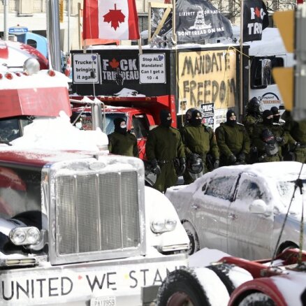 Protestos pret Covid-19 ierobežojumiem vērojama ārvalstu iejaukšanās, ziņo Kanādas ministre