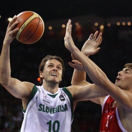 Slovēnijas izlasei 'Eurobasket  2011' nepalīdzēs Bostjans Nahbars
