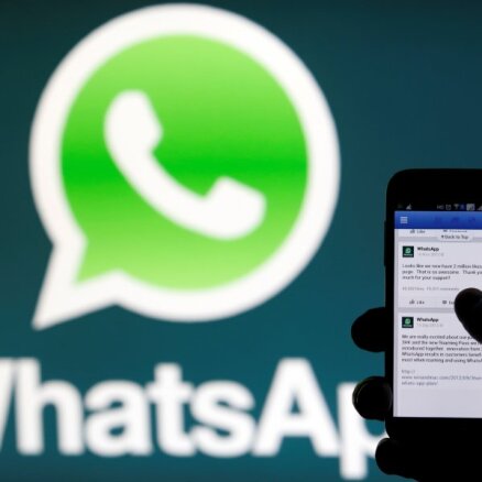 Aizsardzības ministrija brīdina par viltus ziņu saziņas lietotnē 'WhatsApp'