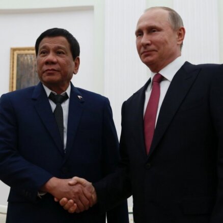 Duterte nosoda bijušo 'draugu un elku' Putinu par slepkavībām Ukrainā