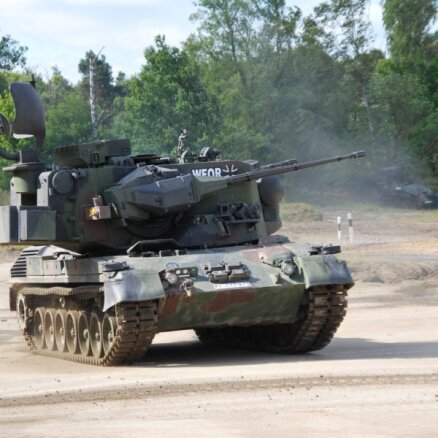 Ukraina no Vācijas saņēmusi pirmās pretgaisa aizsardzības sistēmas 'Gepard'