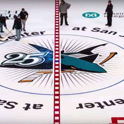 Video: Kā 'Sharks' komanda sagatavo ledus laukumu NHL sezonai