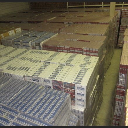 VID novērsis 15,2 miljonu cigarešu kontrabandu