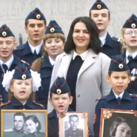 Video: Kadeti apliecina gatavību iet 'pēdējā kaujā' par Putinu