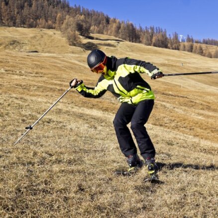 Klimata pārmaiņu dēļ slēpošana Alpos var būt apdraudēta