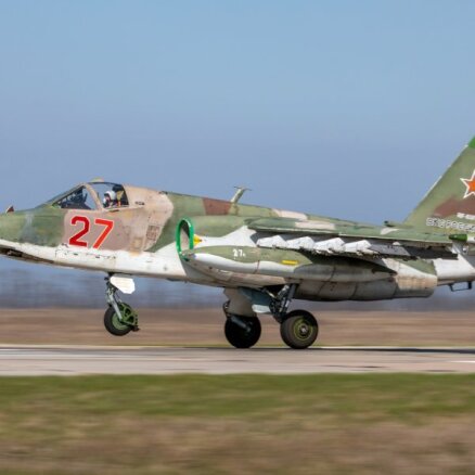 Krievija uz Baltkrieviju pārvietojusi Su-25SM kaujas lidmašīnas