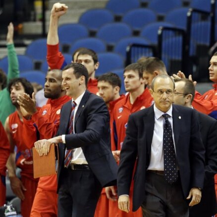 Maskavas CSKA pārbaudes spēlē pārspēj NBA komandu 'Timberwolves'