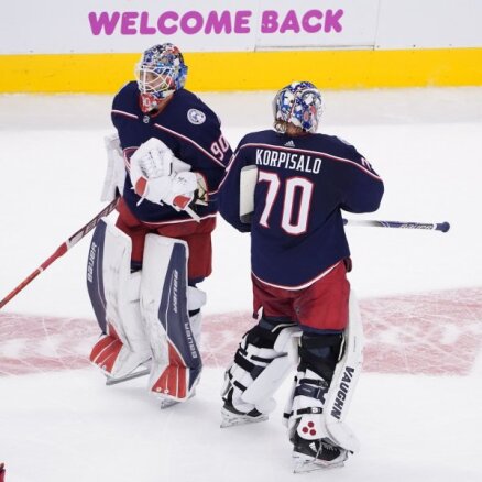 'Tā nav ideāla situācija' – 'Blue Jackets' vārtsargu dilemma