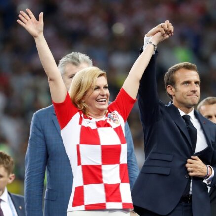 Президент Хорватии по-русски обратилась к российским болельщикам