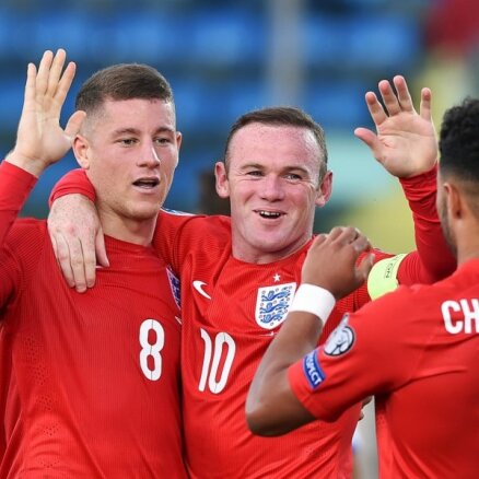 Anglija pirmā kvalficējas EURO 2016; Rūnijs atkārto Bobija Čārltona rekordu